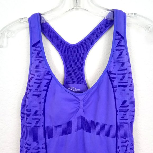 4/$25 Zella Violet Athletic Racerback Top Large - Picture 2 of 12